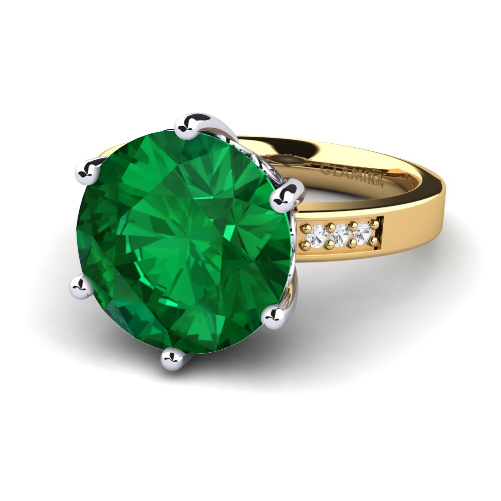 14ct Yellow / White Gold Ring Massima