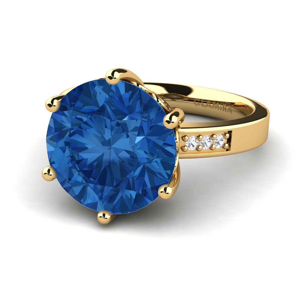 Dark Blue Zirconia Ring Massima