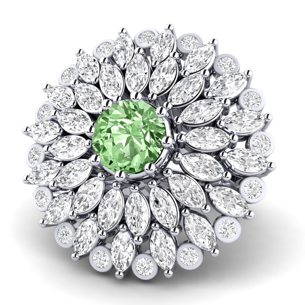 Green Diamond Ring Masumi