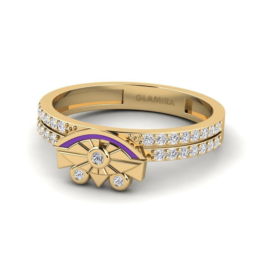 Diamant De Synthèse Bague Matagofie