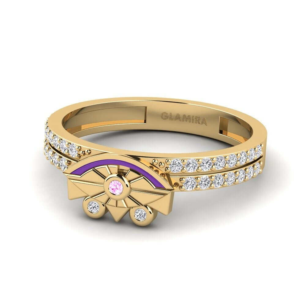Saphir Rose Bague Matagofie