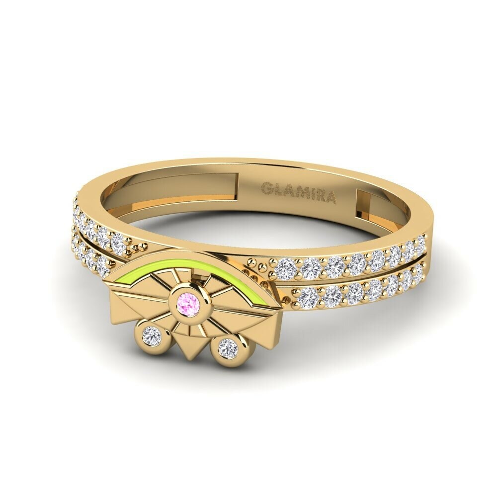 Saphir Rose Bague Matagofie