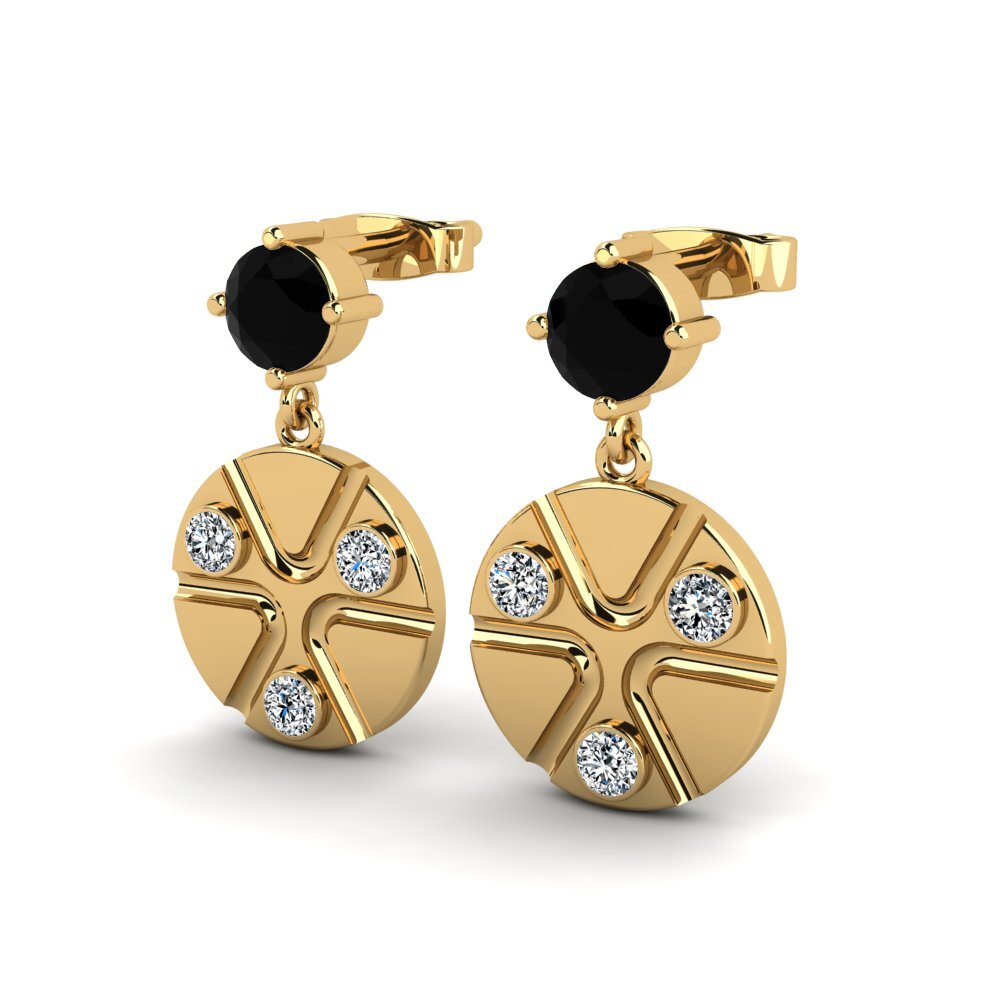 Black Sapphire Women's Earring Mateu