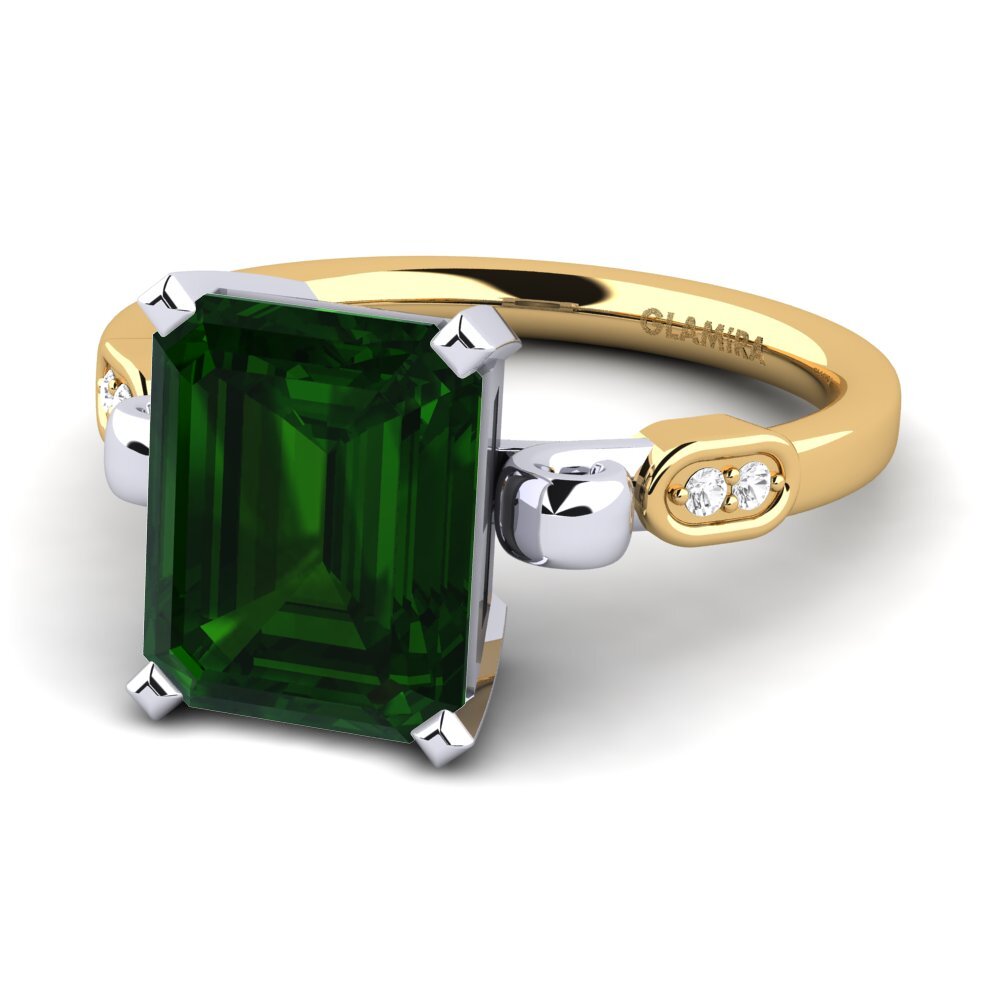 14ct Yellow / White Gold Engagement Ring Mathina