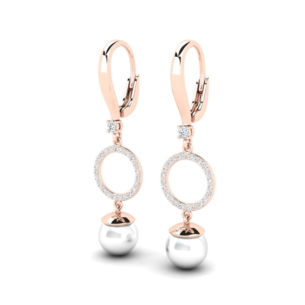 14ct Rose Gold Women's Earring Matirer
