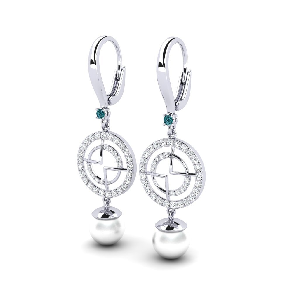Blue Diamond Women's Earring Matrijon