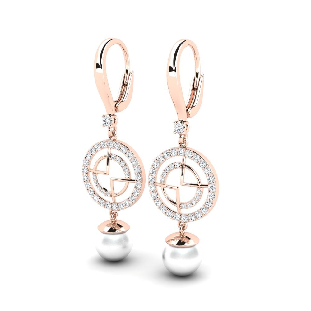 14ct Rose Gold Women's Earring Matrijon