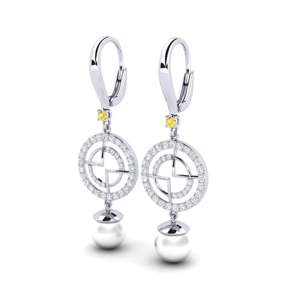 Yellow Sapphire Women's Earring Matrijon