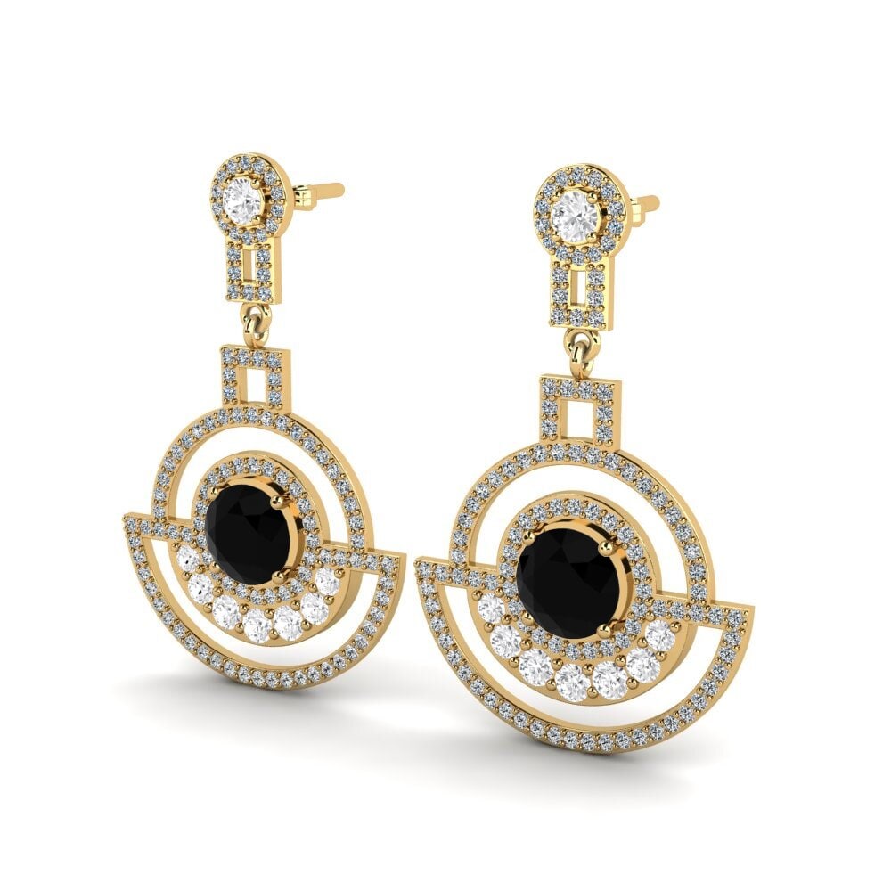 Black Diamond Women's Earring Maurine