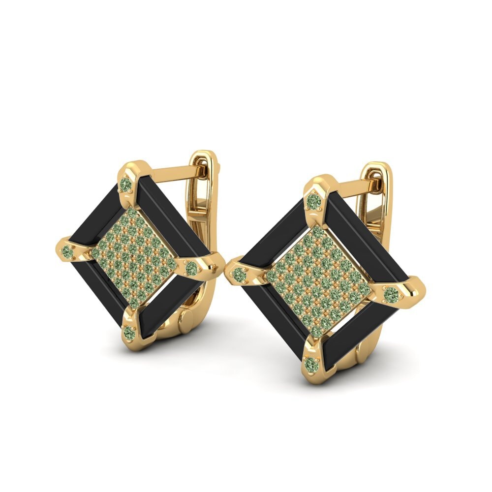 Diamante Verde Pendiente de mujer Mcborah