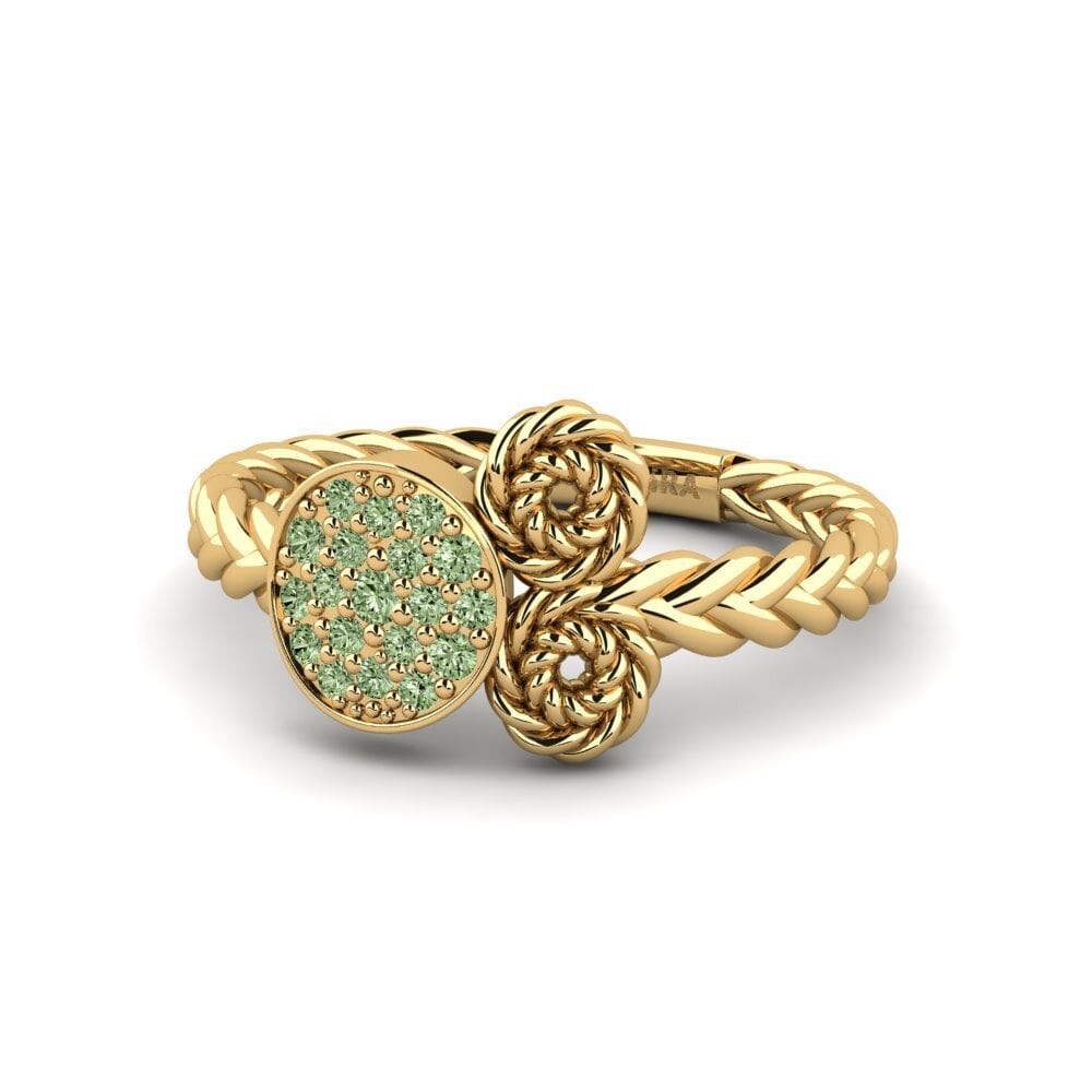 Green Diamond Ring Meander