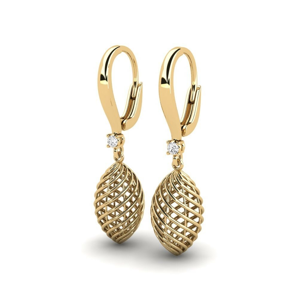 Moissanite Boucle d'oreille femme Mehtunajos