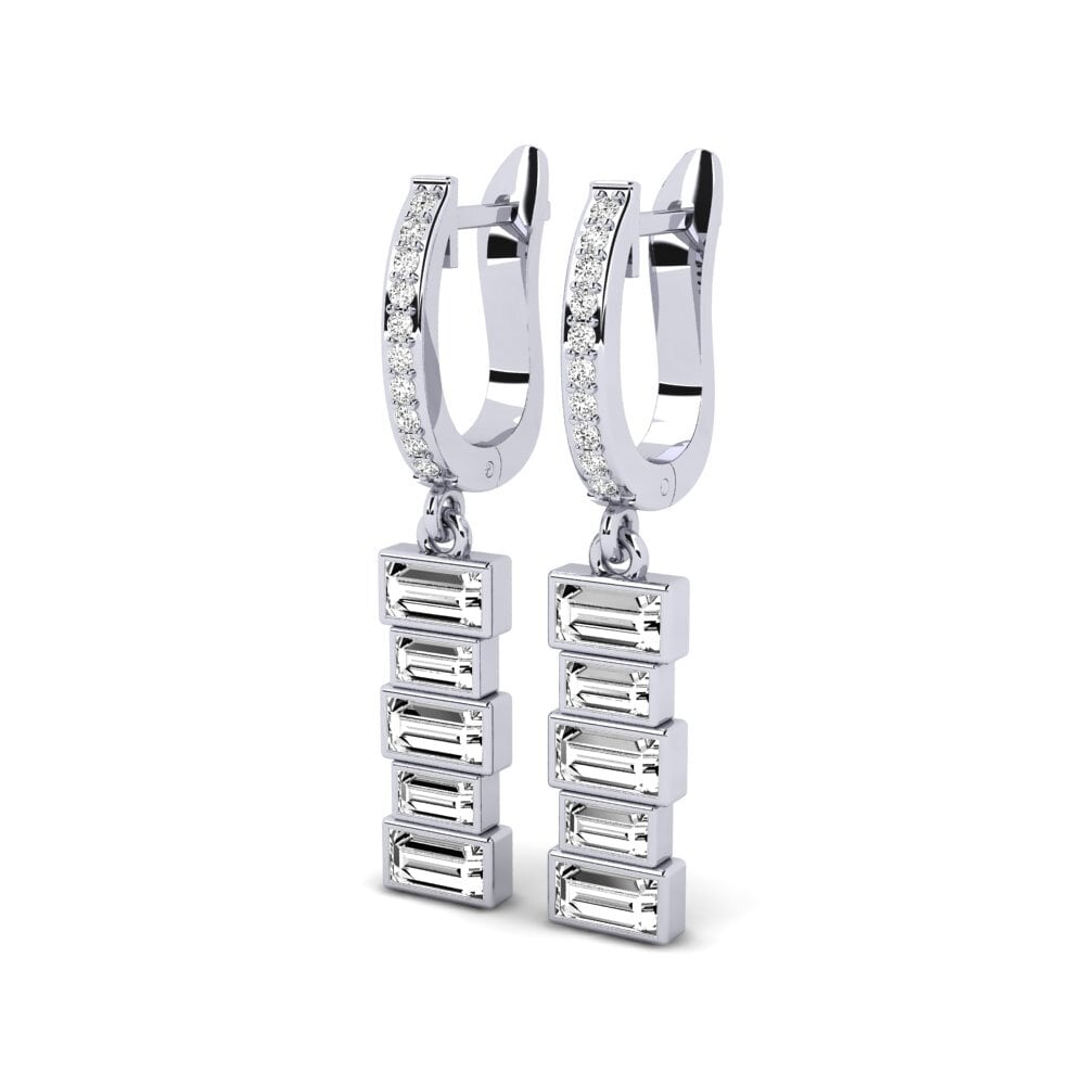 Đá Moissanite Bông tai nữ Meilleure