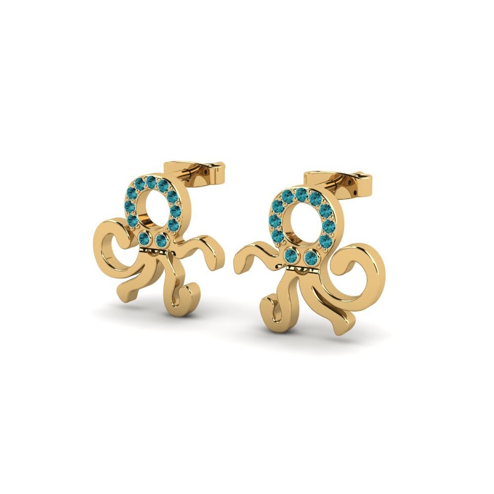 Blue Diamond Earring Meir