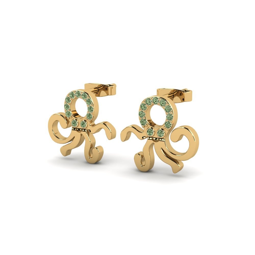 Green Diamond Earring Meir