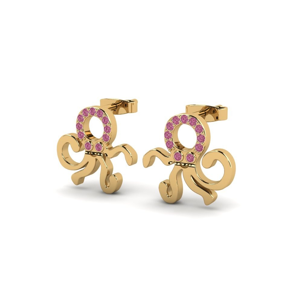 Rhodolite Garnet Earring Meir