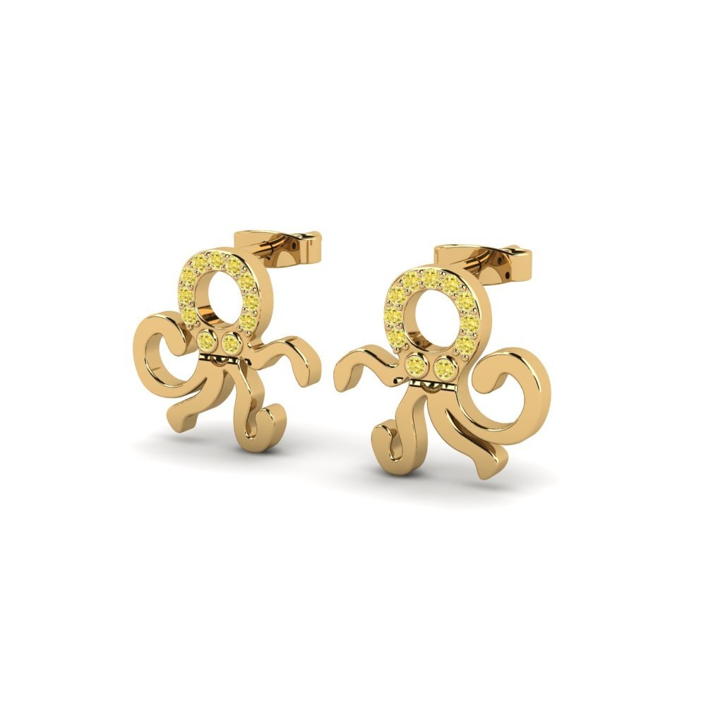 Yellow Sapphire Earring Meir