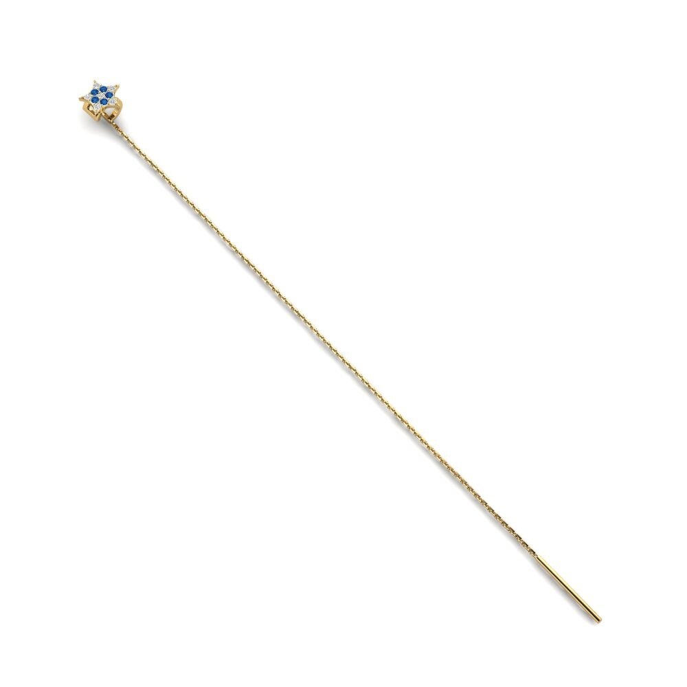Đá Zirconia Xanh Lam Bông tai nữ Melaenis