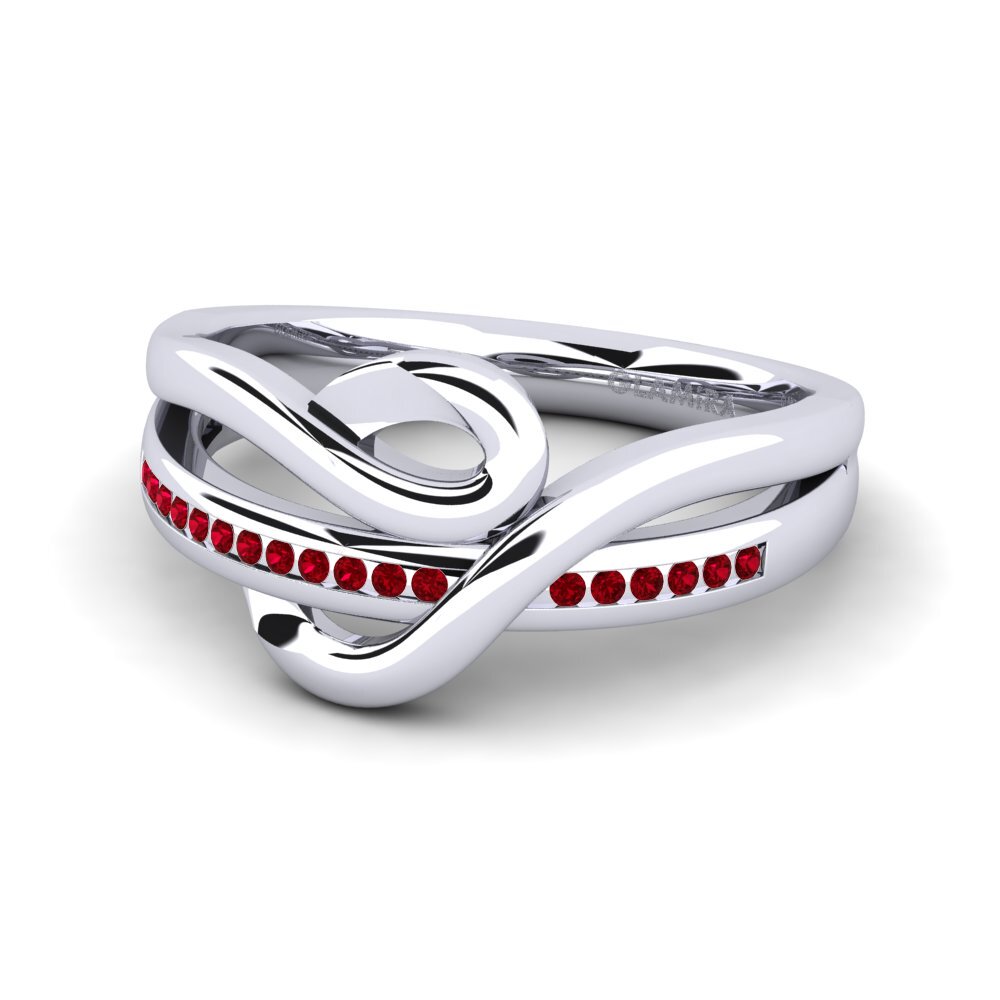 Circonita Roja Anillo Melaine