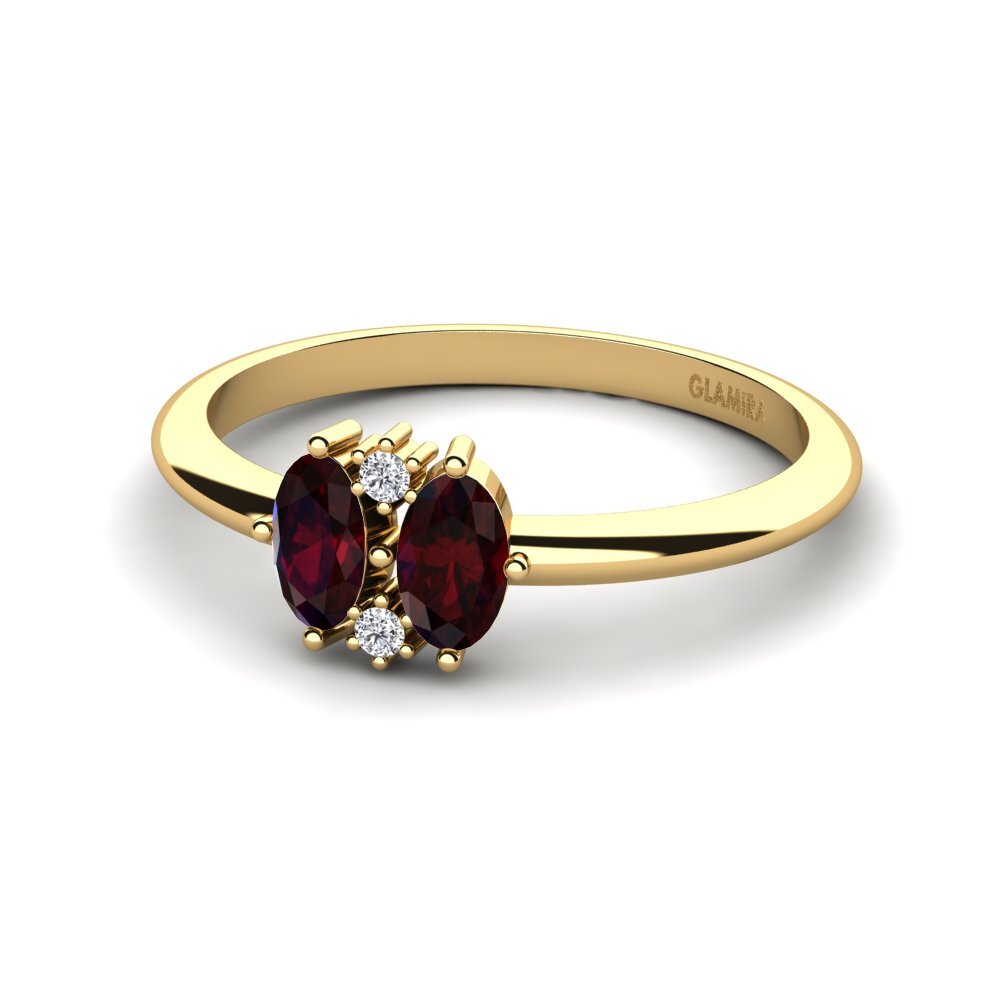 Garnet Ring Mell