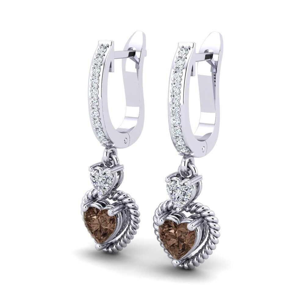 Smoky Quartz Women's Earring Melorin