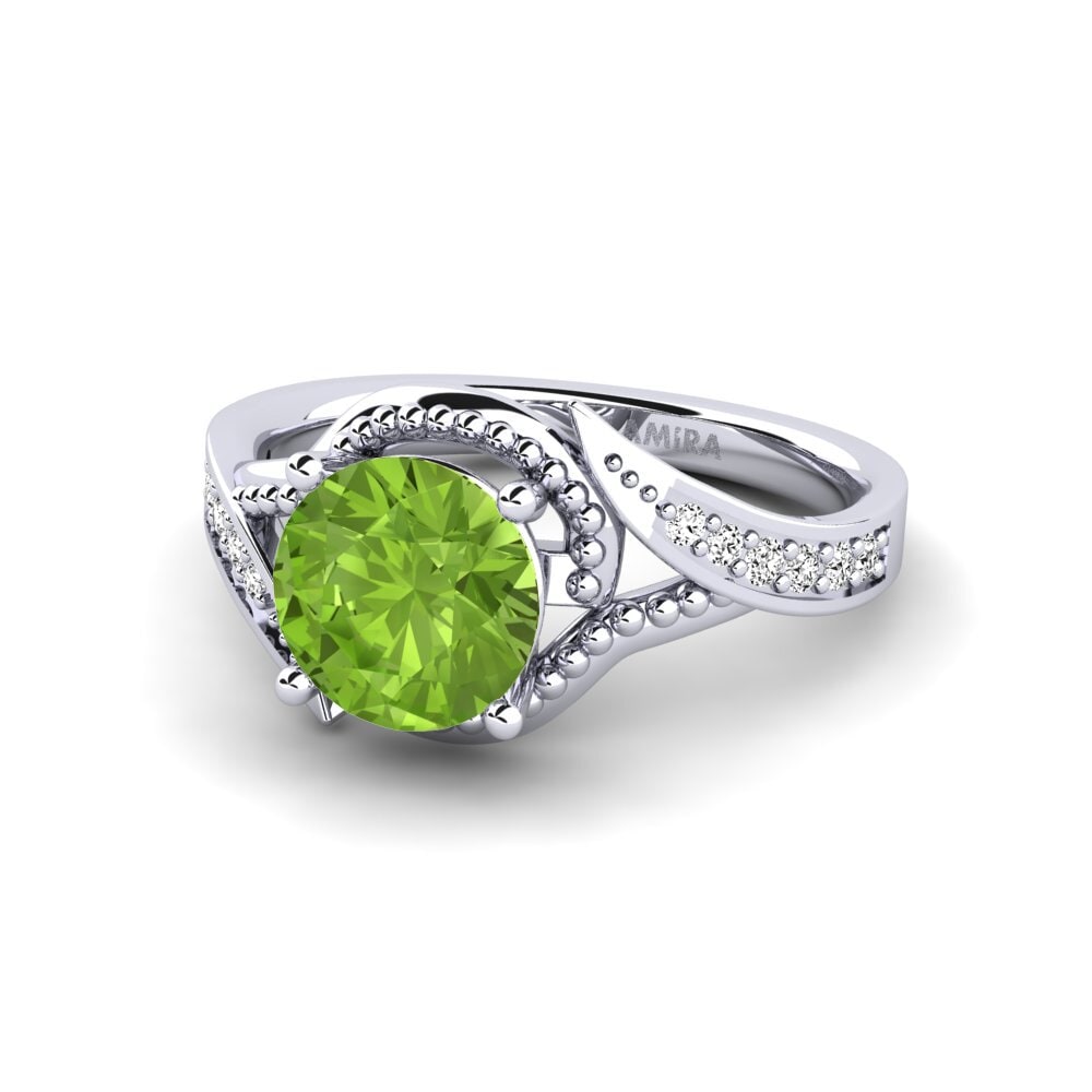 Peridoto Anillo de Mujer Memeald