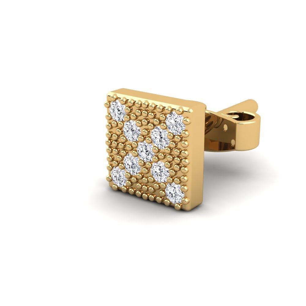 Oro Giallo 375 Orecchino da uomo Casti