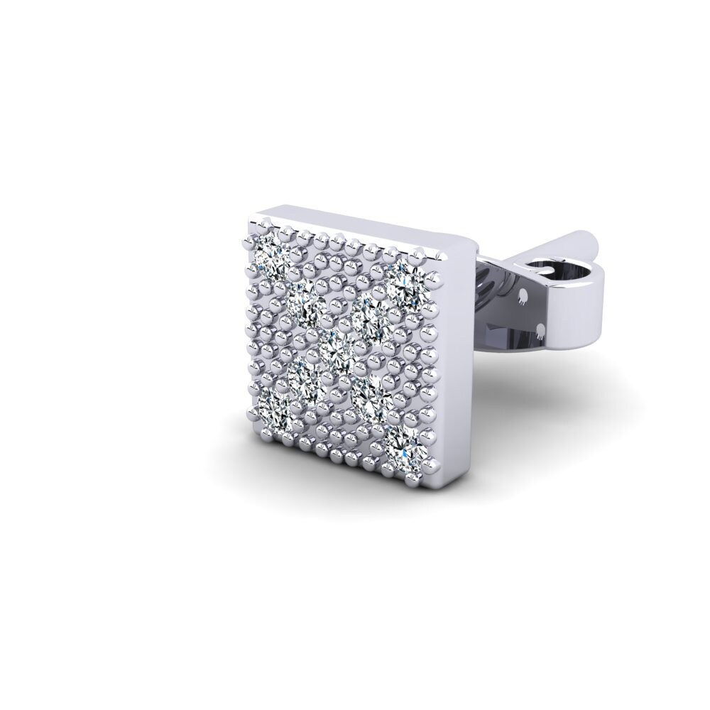 Zirconia Men's Earring Casti