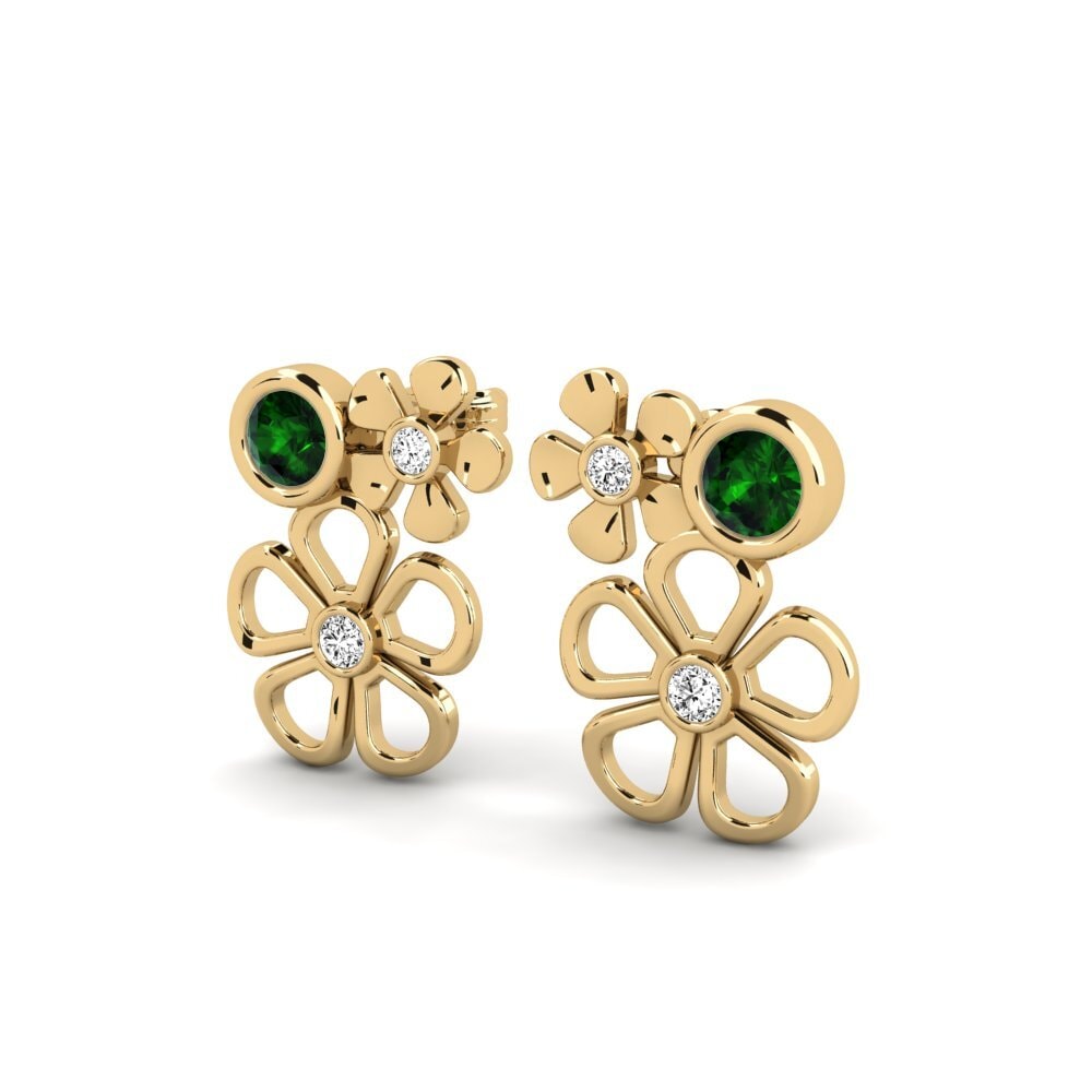 Green Tourmaline Women's Earring Menad