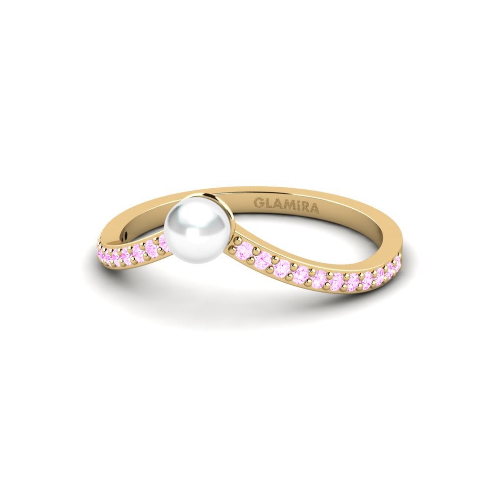 Zafiro Rosado Anillo Meng