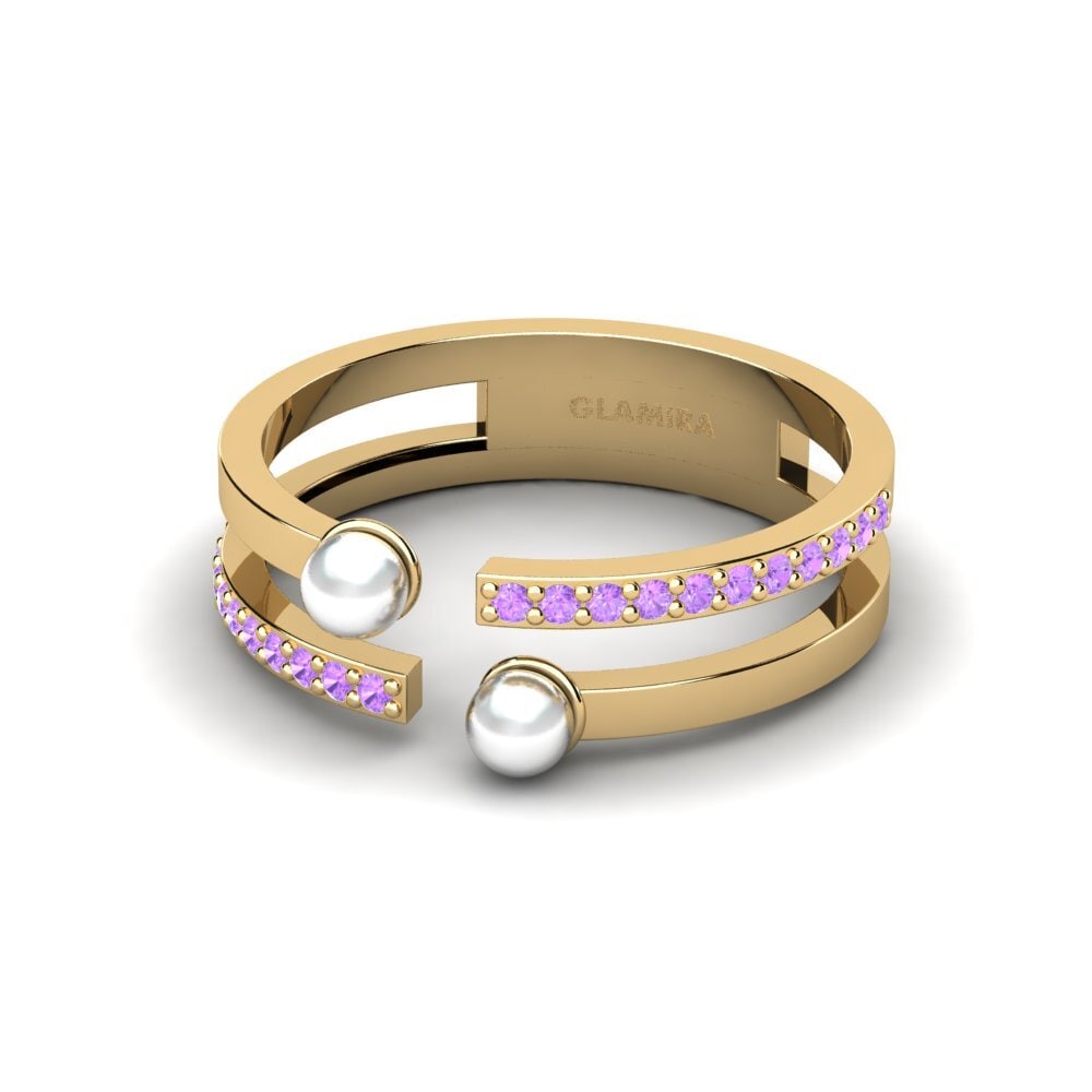 Amatista Anillo Mengen