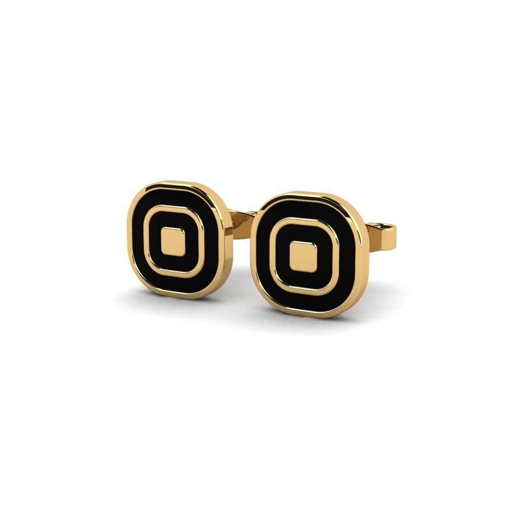 9k Oro Amarillo Pendientes Menuha