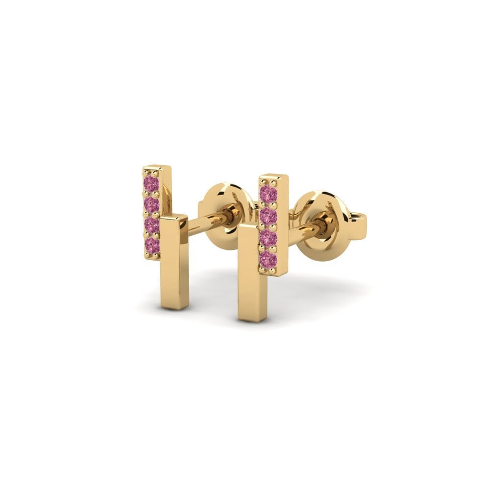 Đá Rhodolite Bông tai nữ Menyorot