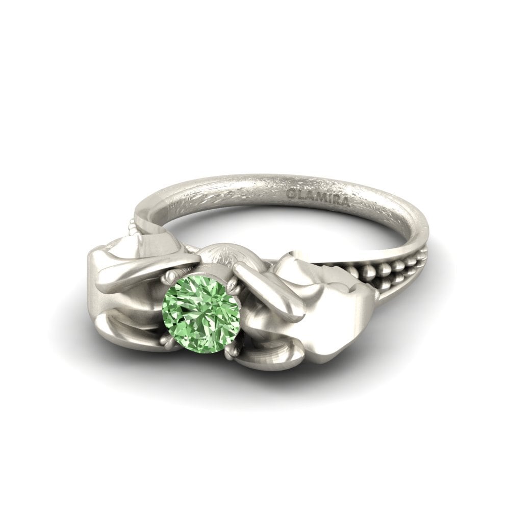 Diamante Verde Anillo Mercer