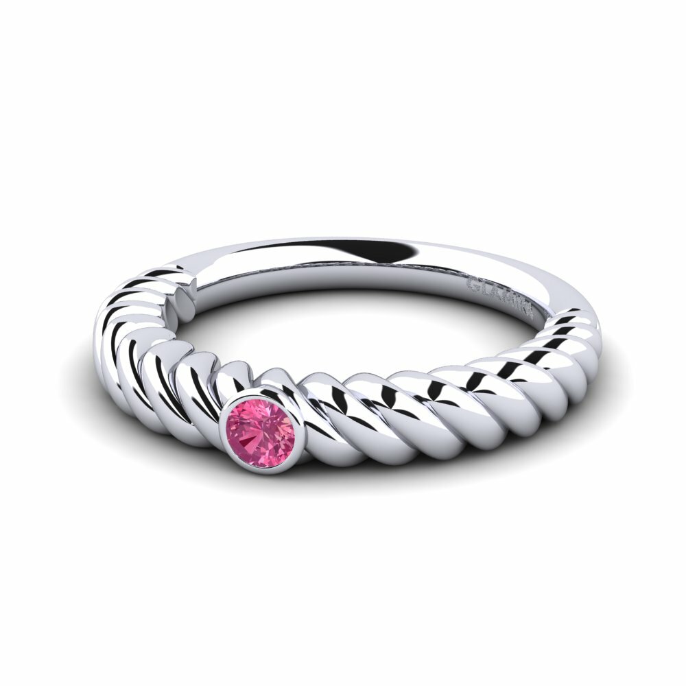 Turmalina rosa Anillo de Mujer Merci