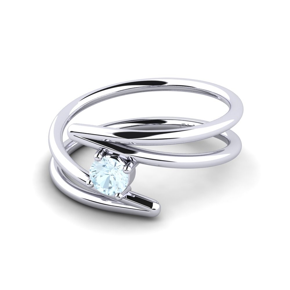 Aguamarina Anillo de compromiso Meri
