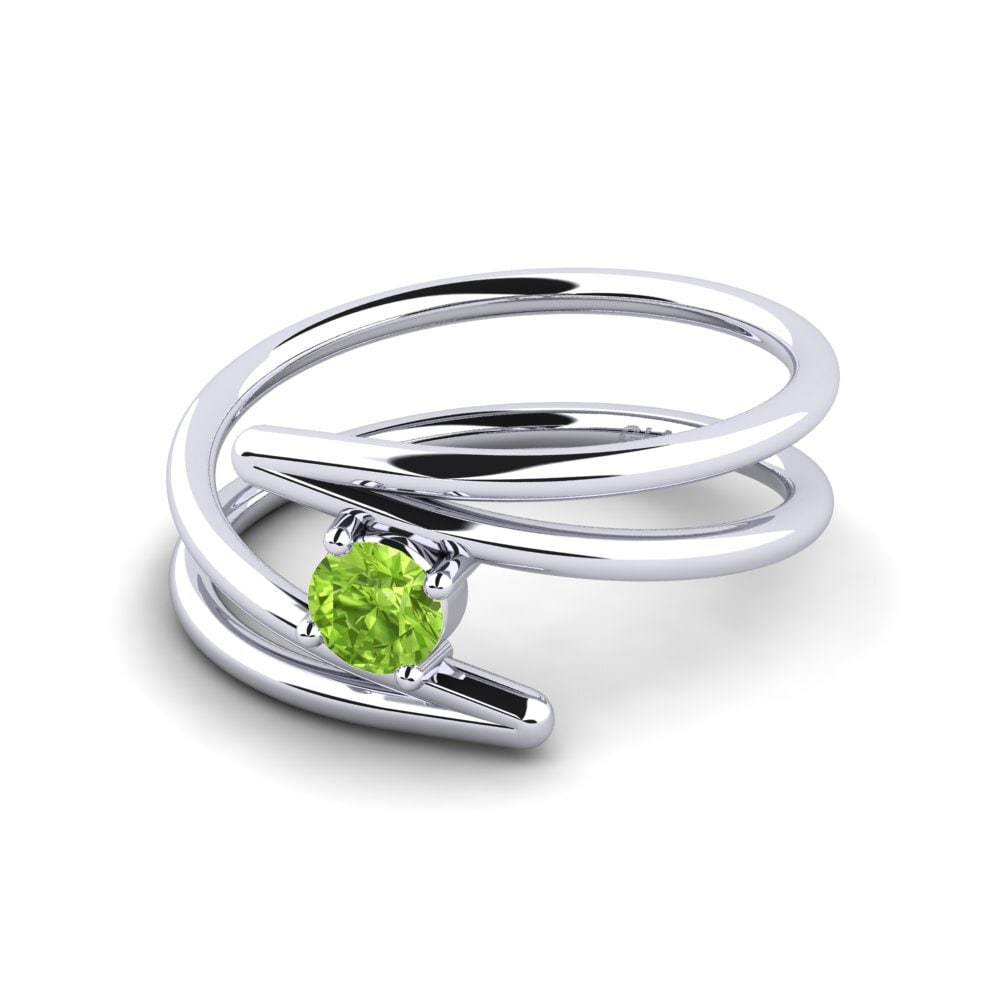 Peridot Engagement Ring Meri
