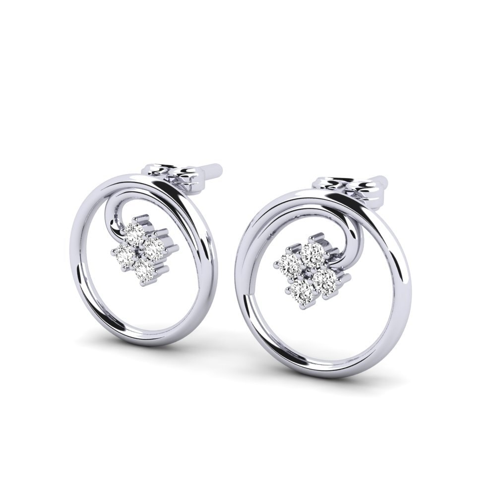 Đá Moissanite Bông tai nữ Merissa