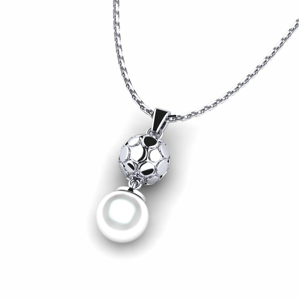 18K White Gold Pendant Mescolare