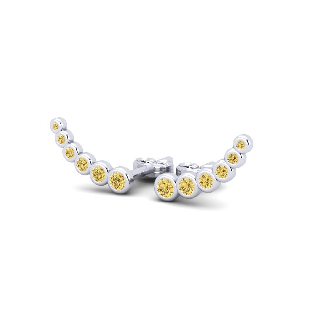 Yellow Diamond Women's Earring Meshell