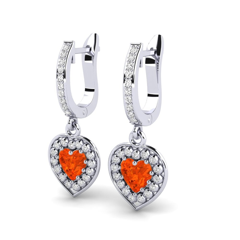 Opale de Feu Boucle d'oreille femme Micheila