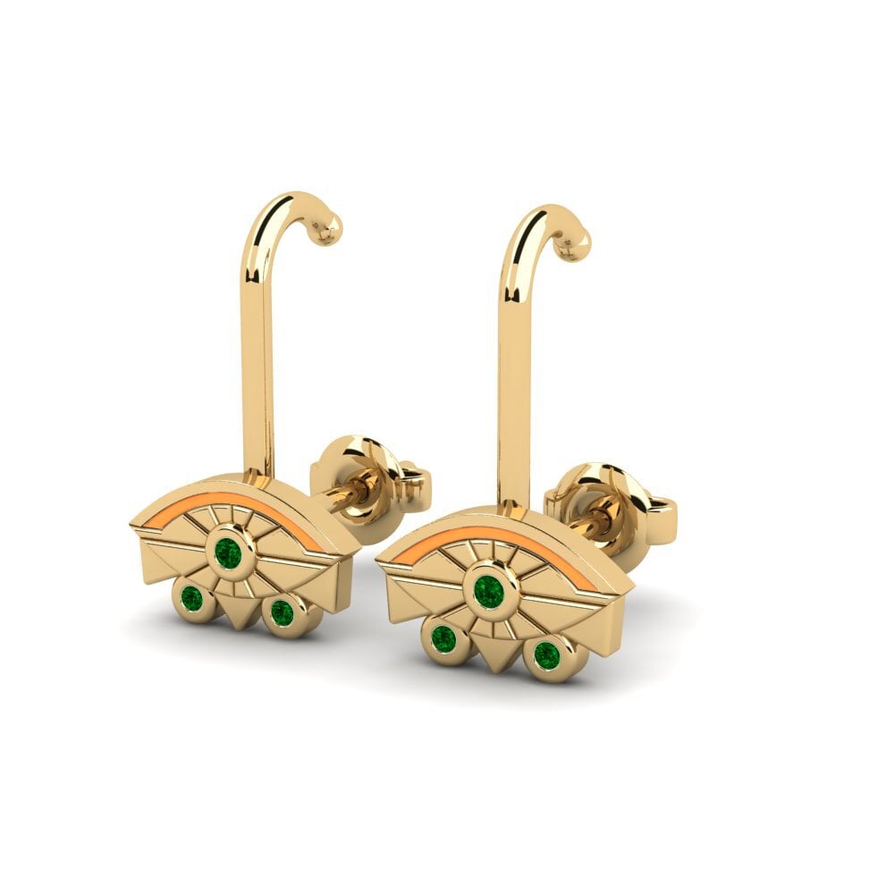 Circonita Verde Pendiente de mujer Midab