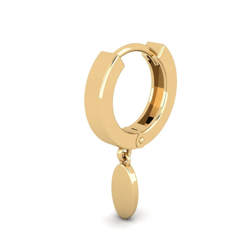 14ct Yellow Gold Men's Earring Mielan