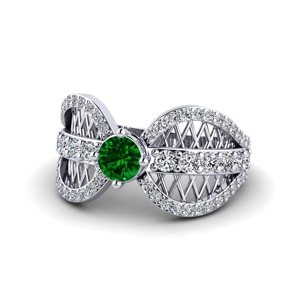 Green Zirconia Women's Ring Migea
