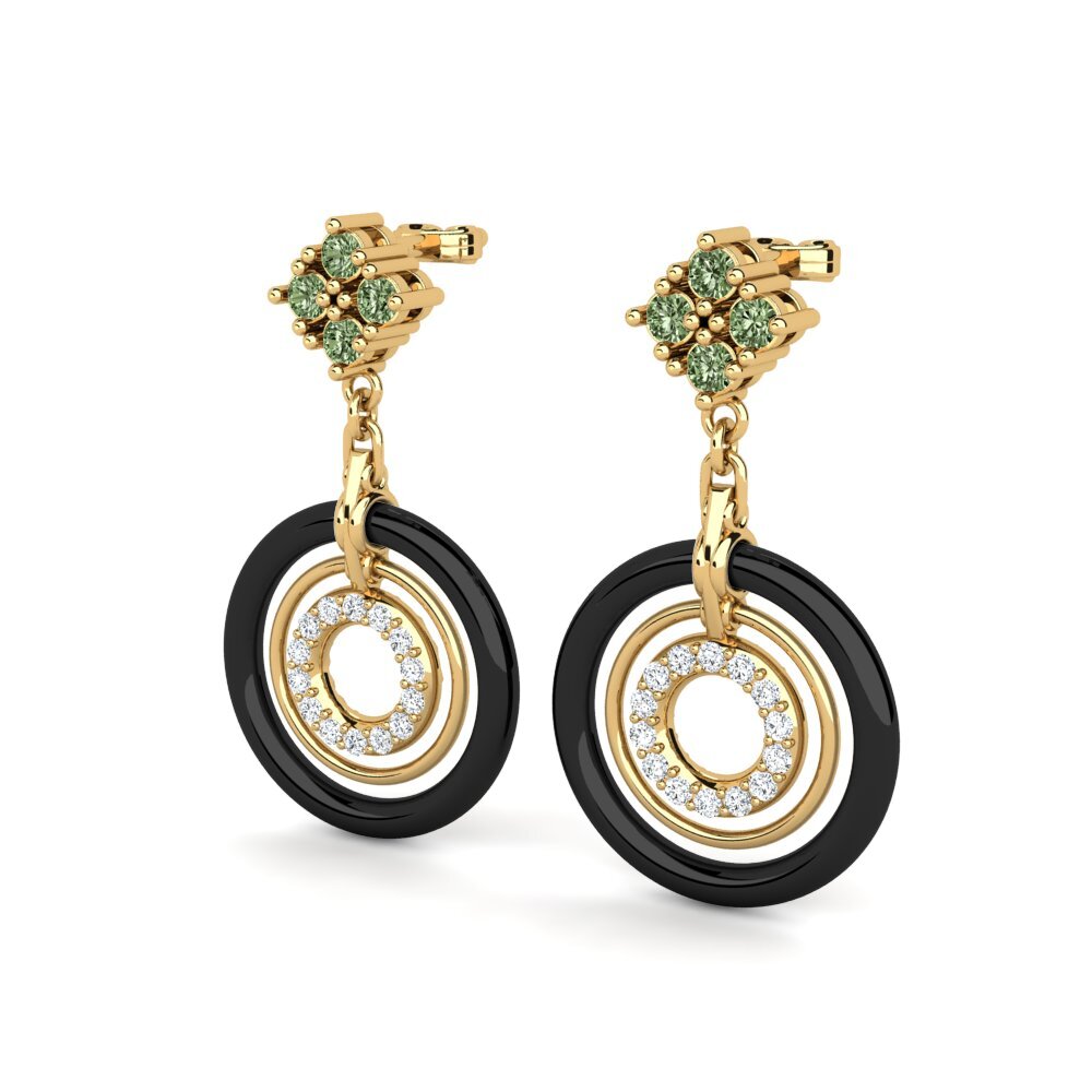 Diamante Verde Pendiente de mujer Migliore