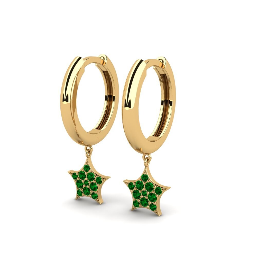 Green Zirconia Earring Migonitis