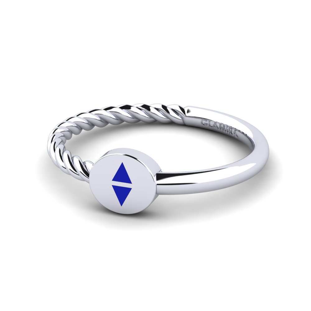 White Silver Ring Migraine