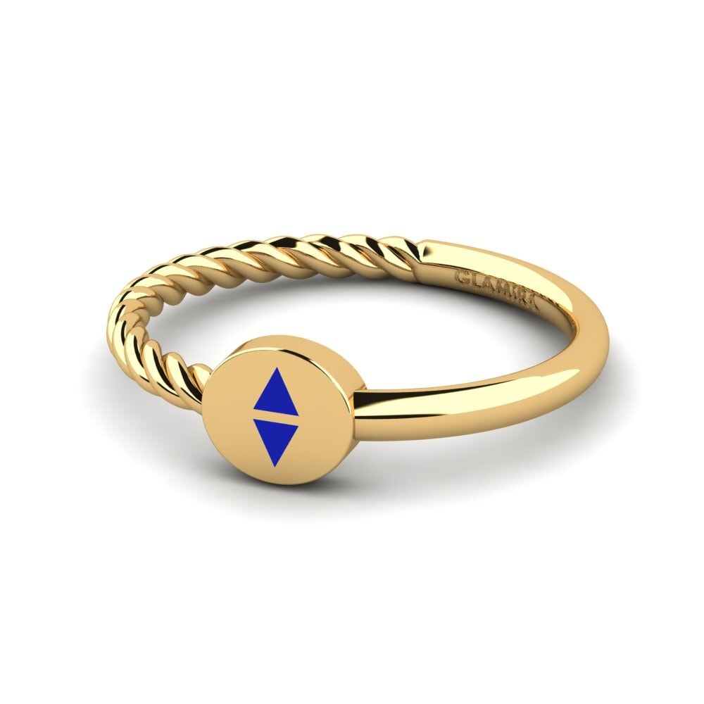 Gelbgold 375 Ring Migraine