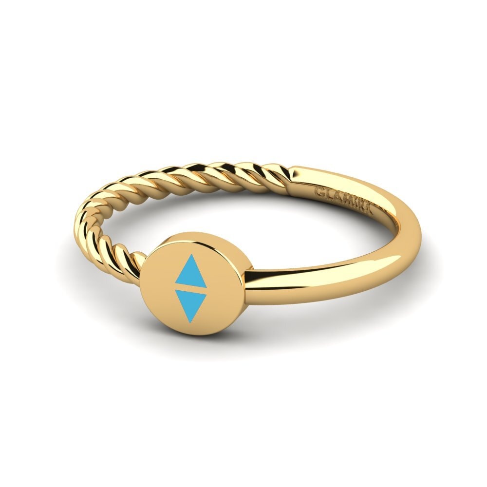 Gelbgold 750 Ring Migraine