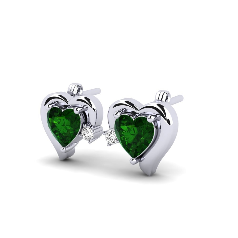 Turmalina verde Pendiente de mujer Mihaella